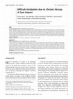 Research paper thumbnail of Kronik hıçkırığa bağlı zor entübasyon: Olgu sunumu / Difficult intubation due to chronic hiccup: a case report