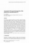 Research paper thumbnail of Assessment of the spectral properties of the double-layer potential matrix H