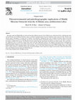 Research paper thumbnail of Paleoenvironmental and paleobiogeographic implications of a new Ediacaran body fossil from the Neoproterozoic Carolina Terrane, Stanly County, North Carolina