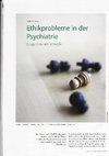 Research paper thumbnail of Ethikprobleme in der Psychiatrie – Lange Liste der Verstöße