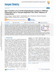 Research paper thumbnail of Spin Transition of an Iron(II) Organoborate Complex in Different Polymorphs and in Vacuum-Deposited Thin Films: Influence of Cooperativity