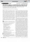 Research paper thumbnail of Spin–Electric Coupling in a Cobalt(II)‐Based Spin Triangle Revealed by Electric‐Field‐Modulated Electron Spin Resonance Spectroscopy