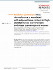 Research paper thumbnail of Publisher Correction: Neck circumference is associated with adipose tissue content in thigh skeletal muscle in overweight and obese premenopausal women