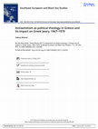 Research paper thumbnail of Antisemitism as political theology in Greece and its impact on Greek Jewry, 1967–1979