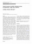 Research paper thumbnail of Surgical treatment of perihilar cholangiocarcinoma: early results of en bloc portal vein resection