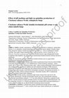 Research paper thumbnail of Effect of Medium pH and Light on Quinidine Production in &lt;i&gt;Cinchona calisaya&lt;/i&gt; Wedd. Endophytic Fungi