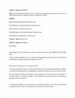 Research paper thumbnail of ’ s response to reviews Title : Kenyan health stakeholder views on consent and engagement processes for the re-use of hospital inpatient data to support learning on healthcare systems