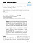 Research paper thumbnail of Reconstruction of human protein interolog network using evolutionary conserved network