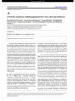 Research paper thumbnail of COVID-19 Treatment and Management: Two Years After the Outbreak