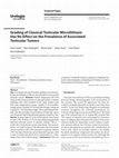 Research paper thumbnail of Grading of Classical Testicular Microlithiasis Has No Effect on the Prevalence of Associated Testicular Tumors