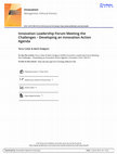 Research paper thumbnail of Innovation Leadership Forum: Meeting the challenges - Developing an Innovation Action Agenda