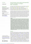 Research paper thumbnail of Host life-history traits predict haemosporidian parasite prevalence in tanagers (Aves: Thraupidae)