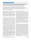 Research paper thumbnail of Genetic Determinants of Macular Pigments in Women of the Carotenoids in Age-Related Eye Disease Study