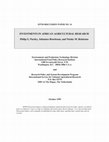 Research paper thumbnail of Investments in African agricultural research