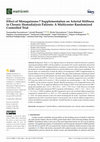 Research paper thumbnail of Effect of Menaquinone-7 Supplementation on Arterial Stiffness in Chronic Hemodialysis Patients: A Multicenter Randomized Controlled Trial