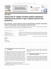 Research paper thumbnail of Urinary type IV collagen excretion predicts subsequent declining renal function in type 2 diabetic patients with proteinuria