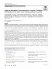 Research paper thumbnail of Safety and tolerability of cryocompression as a method of enhanced limb hypothermia to reduce taxane-induced peripheral neuropathy