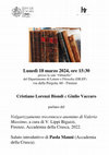 Research paper thumbnail of Presentazione del Volgarizzamento trecentesco anonimo di Valerio Massimo, a cura di Vanna Lippi Bigazzi, Firenze, Accademia della Crusca, 2022.