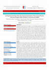 Research paper thumbnail of An Experimental Study: Does the Transactional Analysis Theory-based Psycho-education Program Affect Students’ Communication Skills?