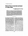 Research paper thumbnail of Behavioral Effects of Levonantradol and Nantradol in the Rhesus Monkey