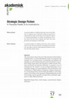 Research paper thumbnail of Strategic Design Fiction