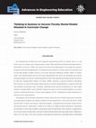 Research paper thumbnail of Thinking in Systems to Uncover Faculty Mental Models Situated in Curricular Change