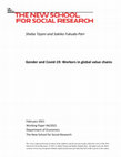 Research paper thumbnail of Gender and COVID‐19: Workers in global value chains