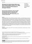 Research paper thumbnail of Methylenetetrahydrofolate Reductase Gene Polymorphism (C677T) as a Risk Factor for Arterial Thrombosis in Georgian Patients