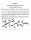 Research paper thumbnail of The electron charge density distribution in a non linear optical compound