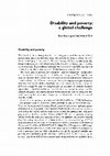 Research paper thumbnail of Introduction Disability and poverty: a global challenge