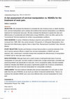 Research paper thumbnail of A risk assessment of cervical manipulation vs. NSAIDs for the treatment of neck pain