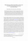 Research paper thumbnail of Risky Business: Political Instability and Sectoral Greenfield Foreign Direct Investment in the Arab World