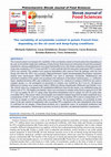 Research paper thumbnail of The variability of acrylamide content in potato French fries depending on the oil used and deep-frying conditions