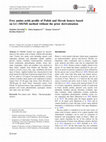 Research paper thumbnail of Free amino acids profile of Polish and Slovak honeys based on LC–MS/MS method without the prior derivatisation