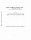 Research paper thumbnail of The Lense-Thirring effect and Mach's principle