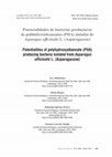 Research paper thumbnail of Potencialidades de bacterias productoras de polihidroxialcanoatos (PHA) aisladas de Asparagus officinalis L