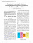 Research paper thumbnail of Particularity Concerning Evaluation of Unguided Rocket Trajectories Deviation under the Disturbance Factors Action