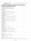 Research paper thumbnail of Circulating MicroRNAs associated with Bronchodilator Response in Childhood Asthma