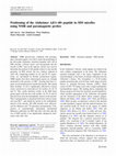 Research paper thumbnail of Positioning of the Alzheimer Aβ(1–40) peptide in SDS micelles using NMR and paramagnetic probes