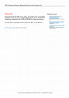 Research paper thumbnail of Assesment of (Mn,Co)33O4powders for possible coating material for SOFC/SOEC interconnects