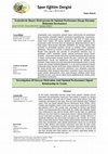 Research paper thumbnail of Tenisçilerde Başarı Motivasyonu ile Optimal Performans Duygu Durumu İlişkisinin İncelenmesi