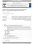 Research paper thumbnail of The path to economic independence among survivors of intimate partner violence: A critical review of the literature and courses for action