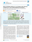 Research paper thumbnail of Water-Compatible Synthesis of 1,2,3-Triazoles under Ultrasonic Conditions by a Cu(I) Complex-Mediated Click Reaction