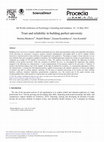 Research paper thumbnail of Trust and Reliability in Building Perfect University