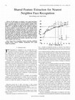 Research paper thumbnail of Shared Feature Extraction for Nearest Neighbor Face Recognition