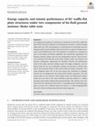 Research paper thumbnail of Energy capacity and seismic performance of RC waffle‐flat plate structures under two components of far‐field ground motions: Shake table tests