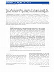 Research paper thumbnail of How a haemosporidian parasite of bats gets around: the genetic structure of a parasite, vector and host compared