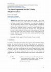 Research paper thumbnail of The Love Argument for the Trinity: A Reformulation