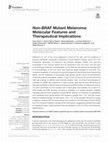 Research paper thumbnail of Non-BRAF Mutant Melanoma: Molecular Features and Therapeutical Implications