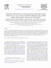 Research paper thumbnail of Molecular characterization of hospital-acquired methicillin-resistant Staphylococcus aureus strains in pediatric outbreaks using variable tandem repeat analysis with spa and ClfB typing